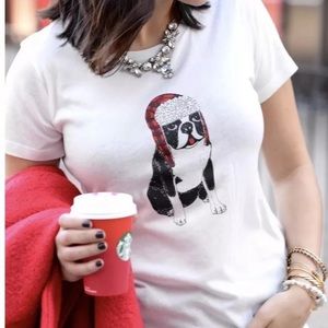 J. Crew Collector T French Bulldog Boston Terrier
